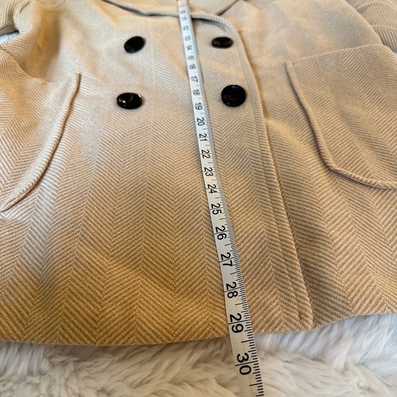 Chevron Wool Blend Coat Sample Sale size 2XL - Picture 6 of 8